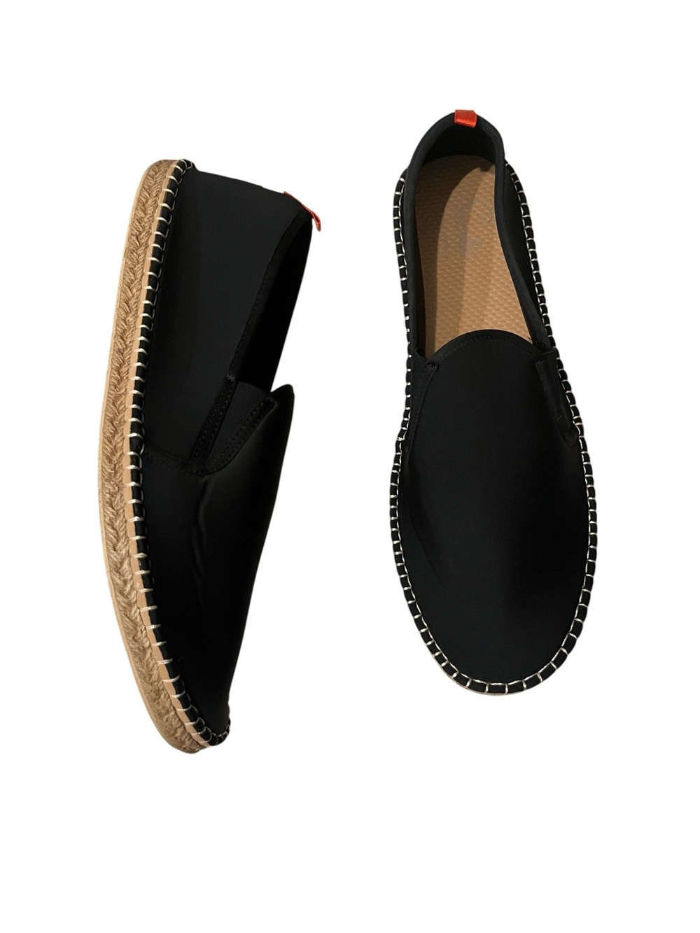 NWOT Sea Star Men's Mariner Slip-On Espadrille Water Shoe Black Beachware Sz 12